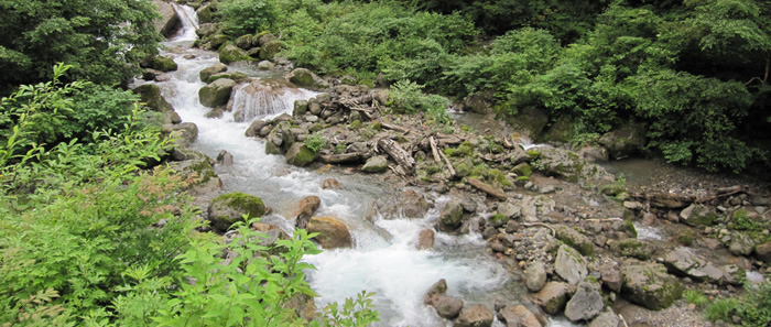 福地温泉からすぐ近くの「平湯大滝公園」にも行ってきました。